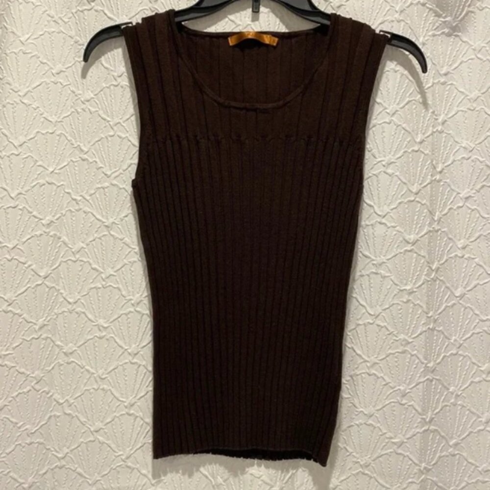 Belldini Dark Brown Women’s Top Size XL Very Stretchy